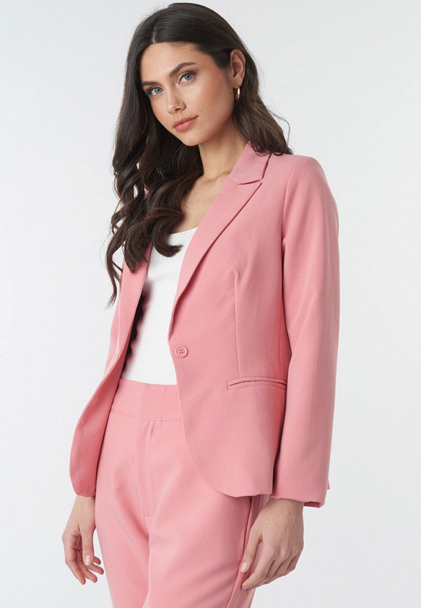 женский пиджак na-kd, розовый
