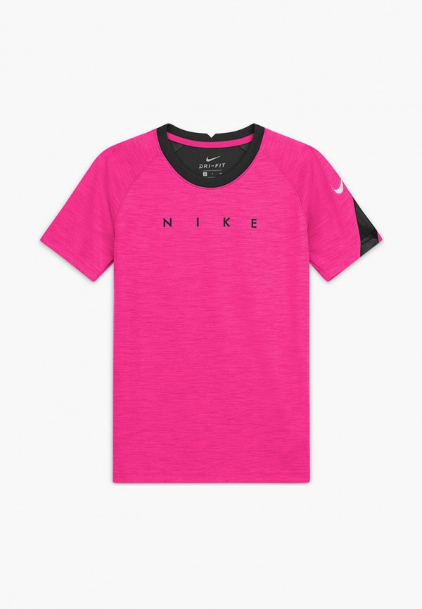 футболка nike для мальчика, розовая