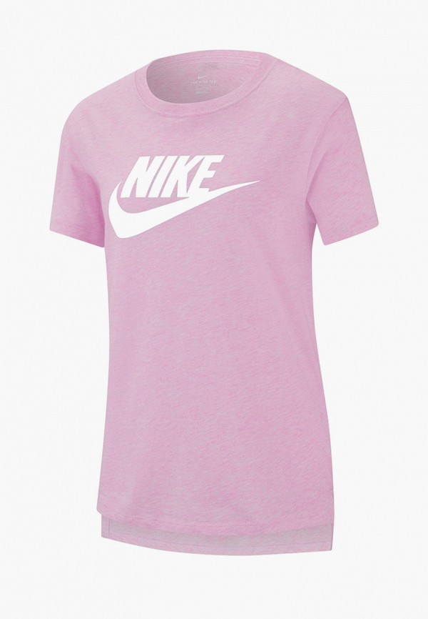 футболка nike для девочки, розовая