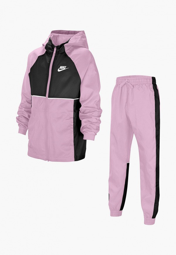 спортивный костюм nike для девочки, розовый