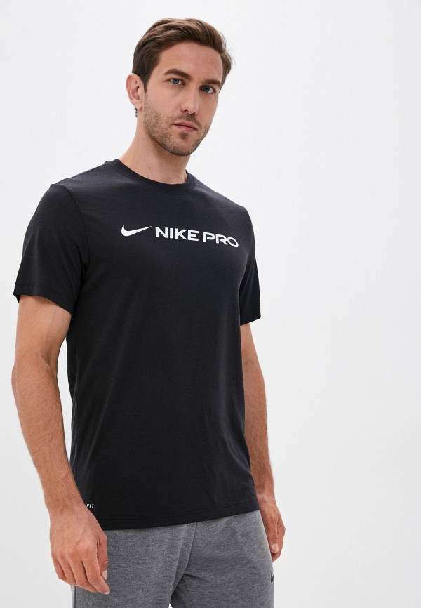 мужская спортивные футболка nike, черная
