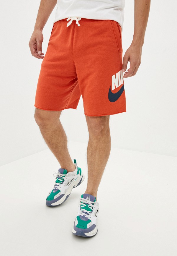 мужские спортивные шорты nike, оранжевые