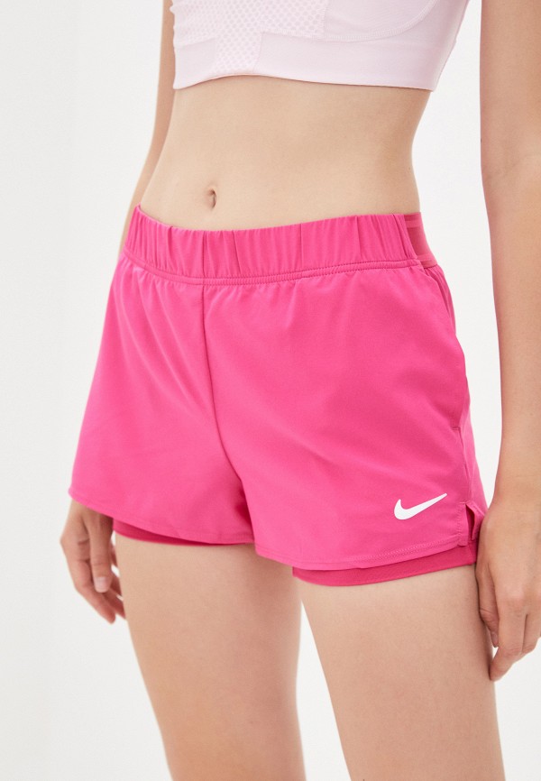 женские спортивные шорты nike, розовые