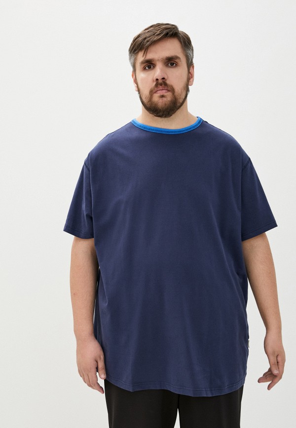мужская футболка north 56-4, синяя