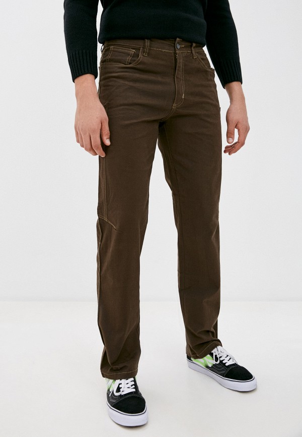 мужские брюки чинос occhibelli, коричневые