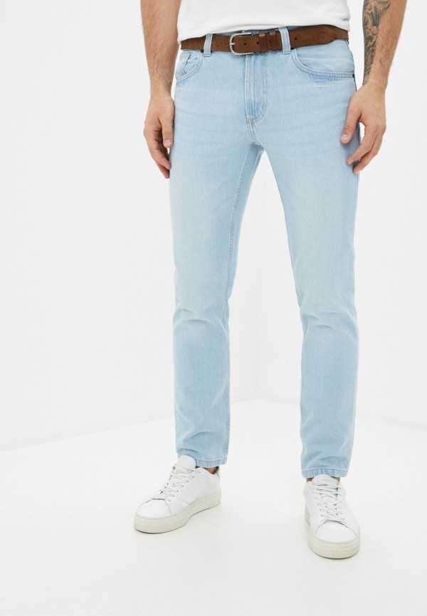 мужские зауженные джинсы ovs, голубые