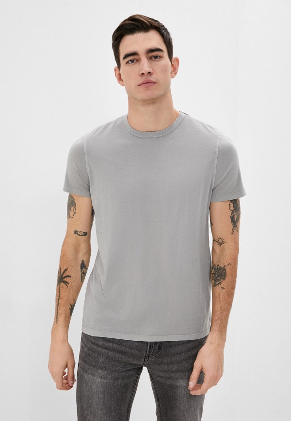 мужская футболка с коротким рукавом ovs, серая