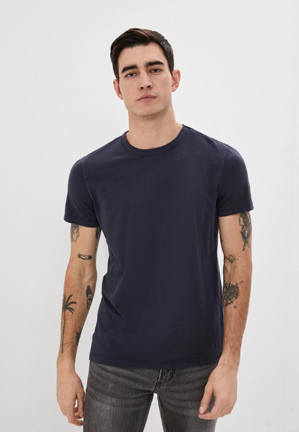 мужская футболка с коротким рукавом ovs, синяя