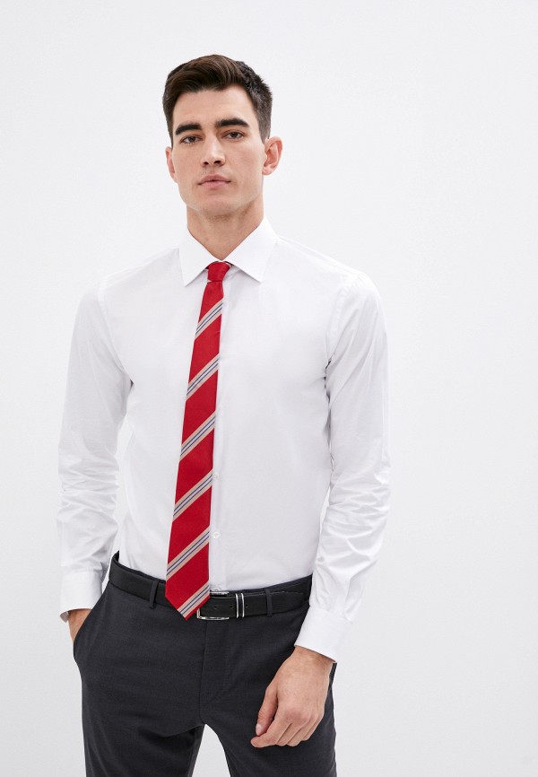 мужская рубашка с длинным рукавом pal zileri, белая