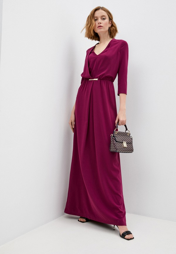 женское повседневные платье patrizia pepe, фиолетовое