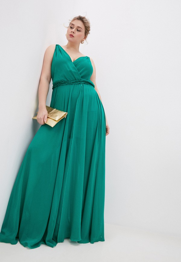 женское повседневные платье patrizia pepe, зеленое