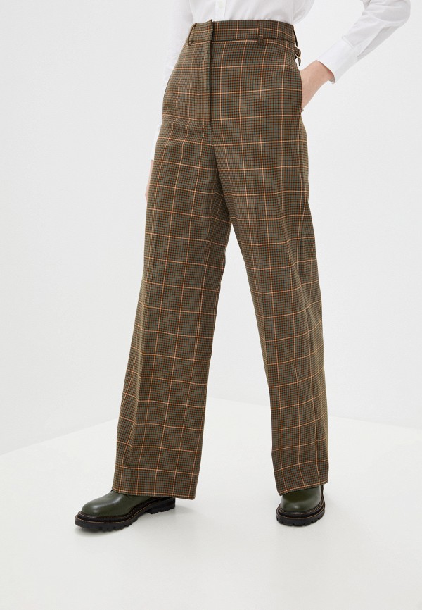 женские повседневные брюки paul & joe, коричневые