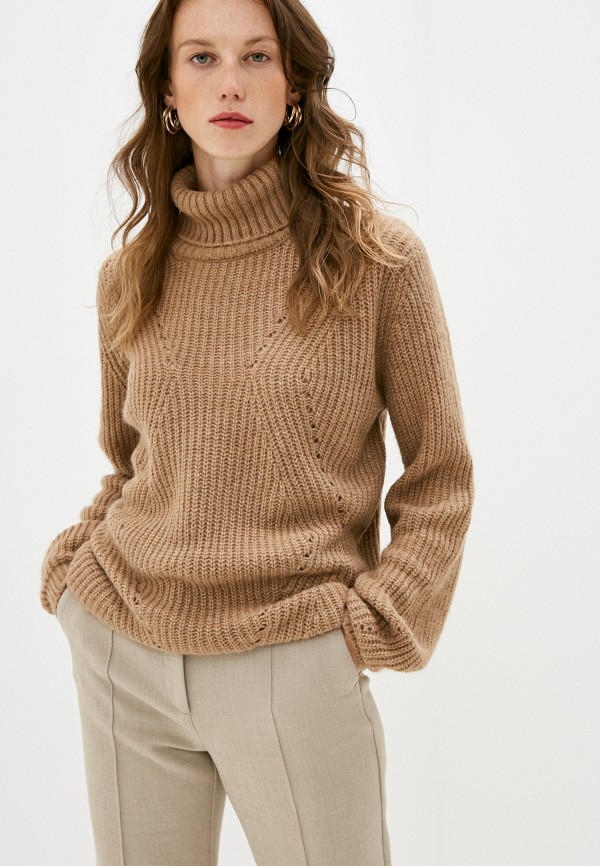 женский свитер pietro brunelli milano, бежевый