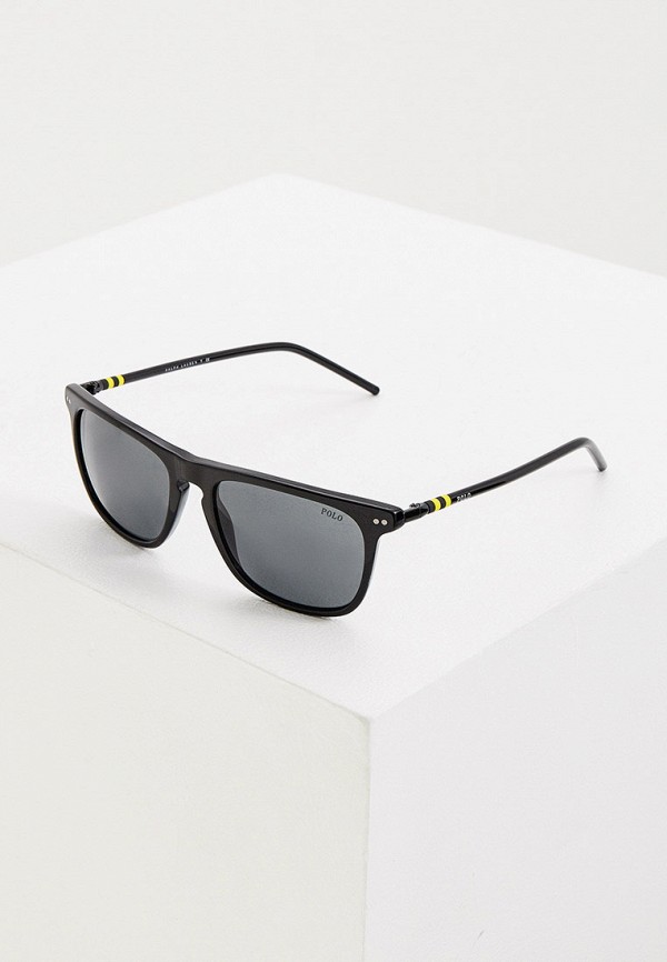 женские солнцезащитные очки polo ralph lauren, черные