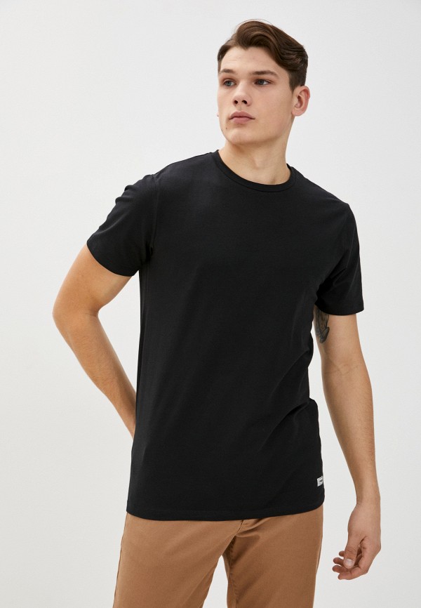 мужская футболка с коротким рукавом produkt, черная