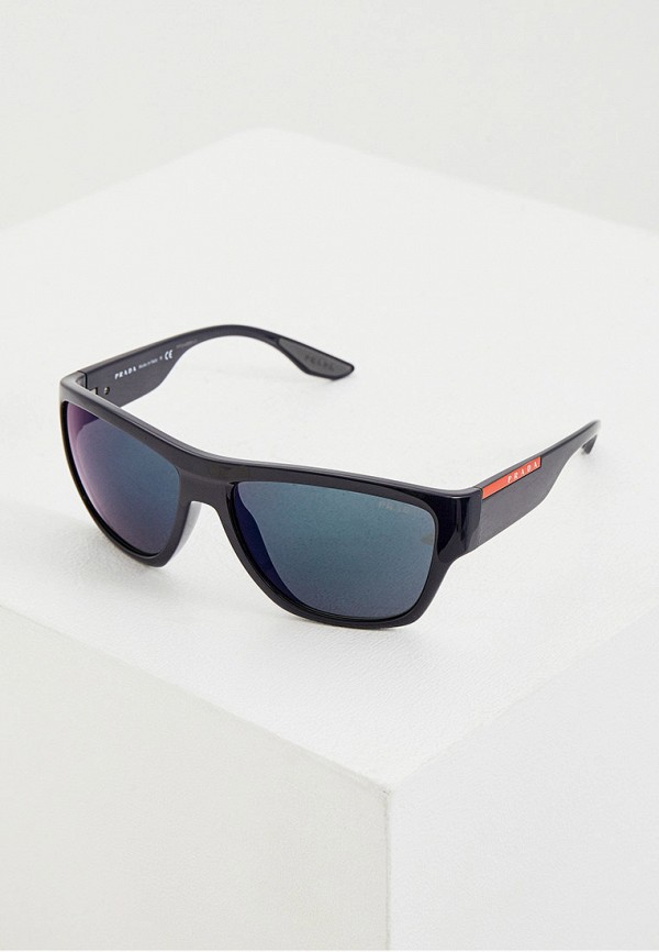 мужские солнцезащитные очки prada linea rossa, синие