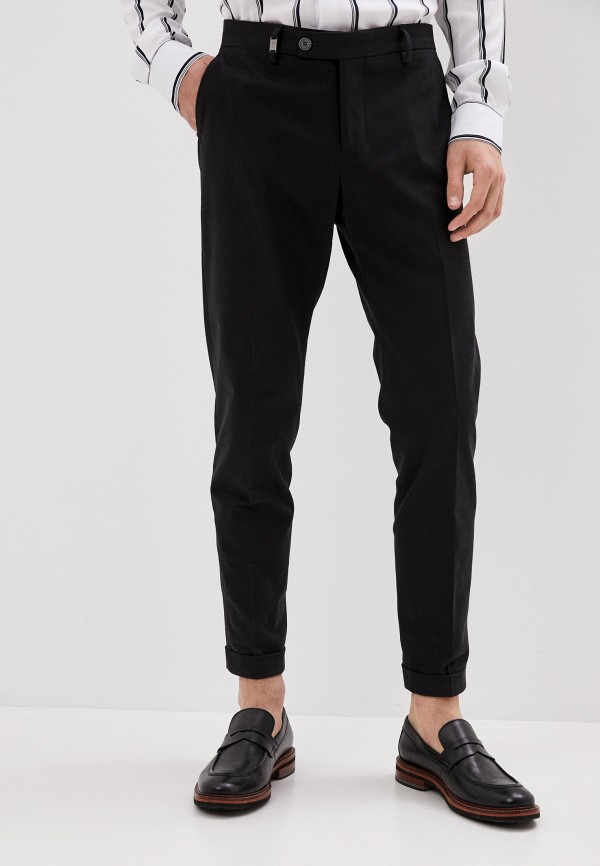 мужские зауженные брюки primo emporio, черные