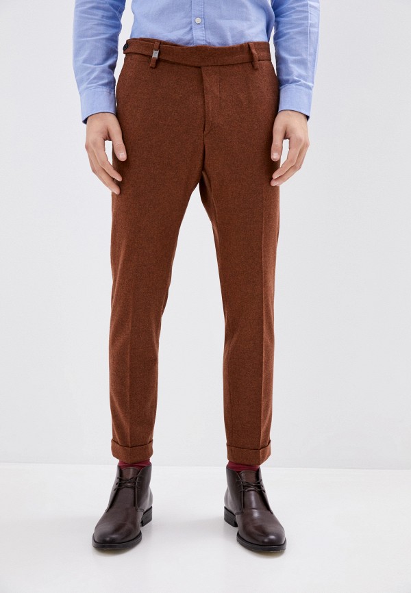 мужские повседневные брюки primo emporio, коричневые
