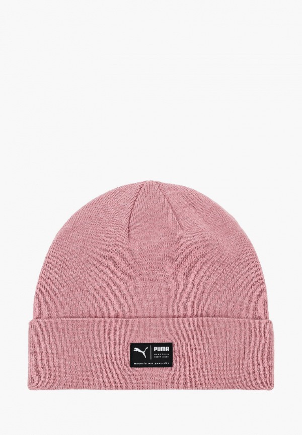 женская шапка puma, розовая