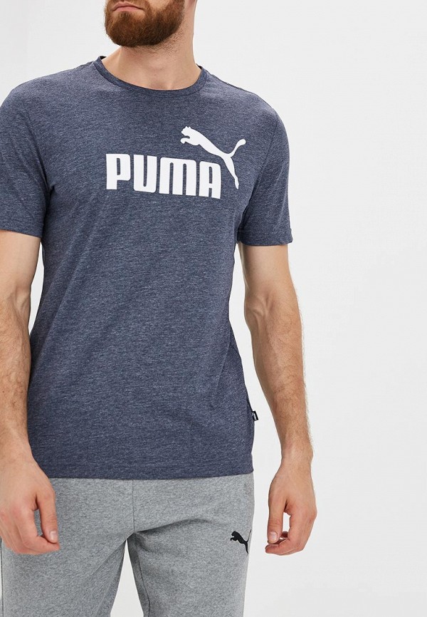 мужская футболка с коротким рукавом puma, синяя