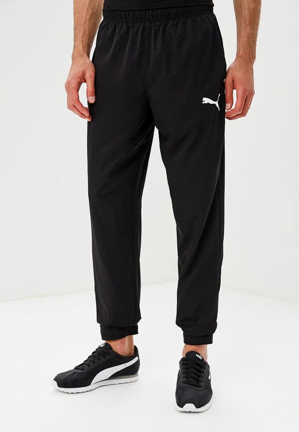 мужские спортивные спортивные брюки puma, черные