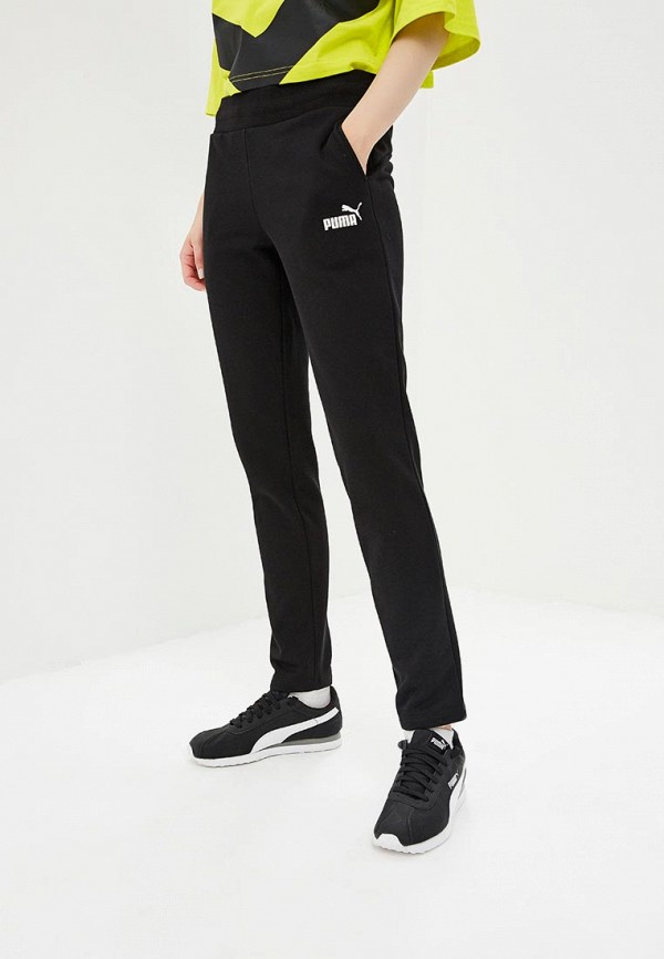 женские спортивные спортивные брюки puma, черные