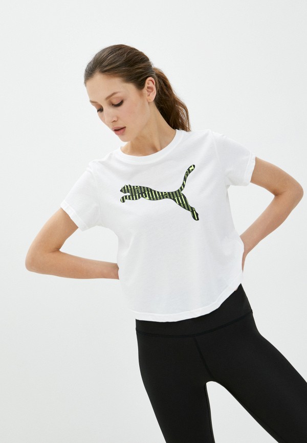 женская спортивные футболка puma, белая