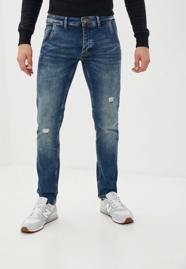 мужские зауженные джинсы q/s designed by, синие