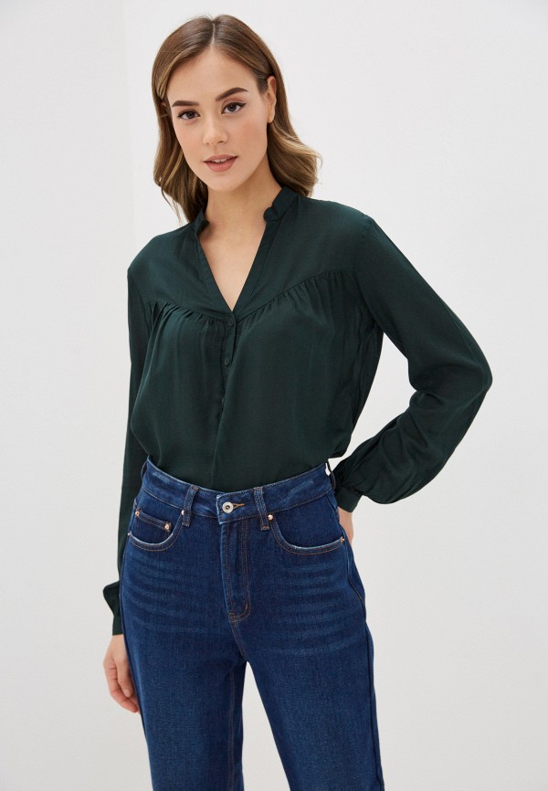 женская блузка q/s designed by, зеленая
