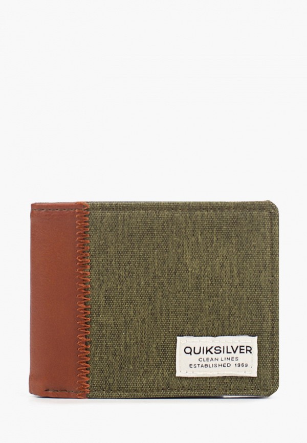 мужской кошелёк quiksilver, зеленый