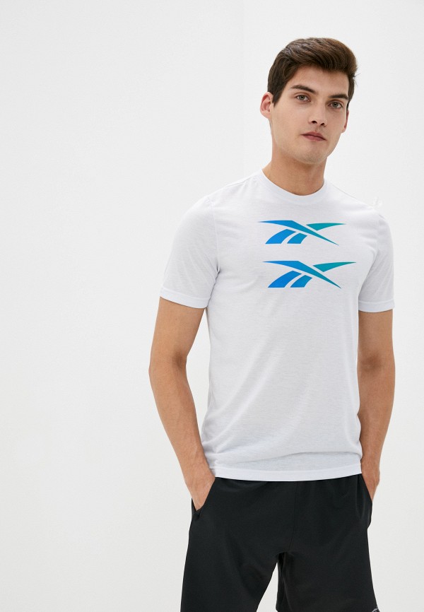 мужская спортивные футболка reebok, белая