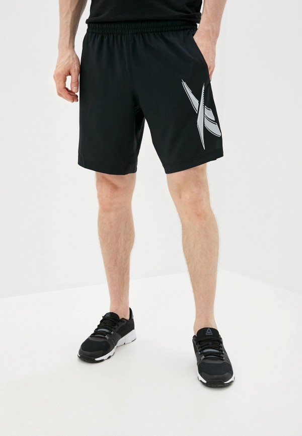 мужские спортивные шорты reebok, черные