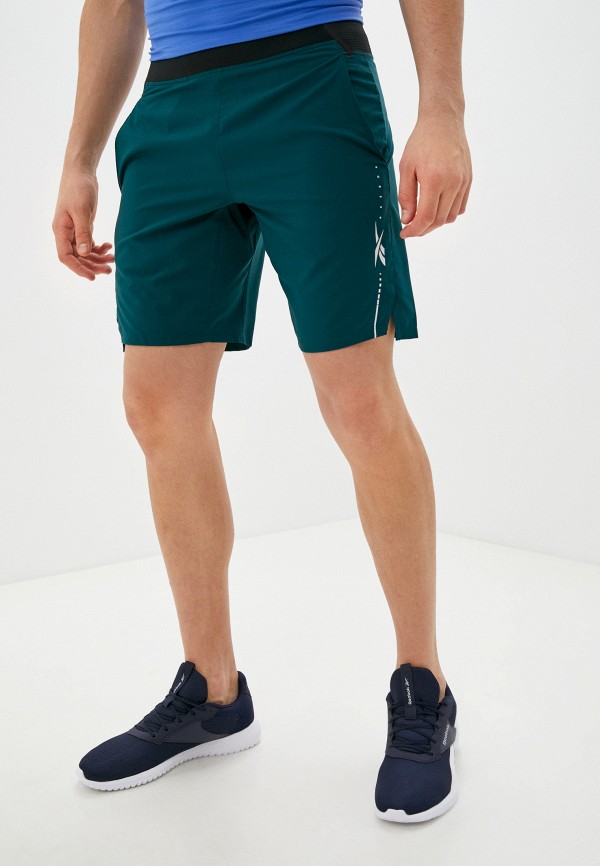 мужские спортивные шорты reebok, зеленые