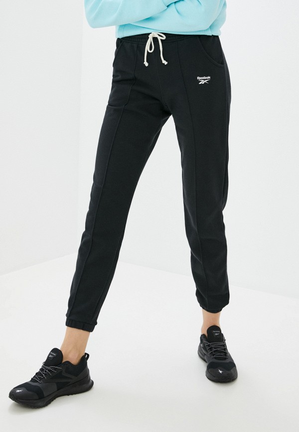 женские спортивные брюки reebok, черные