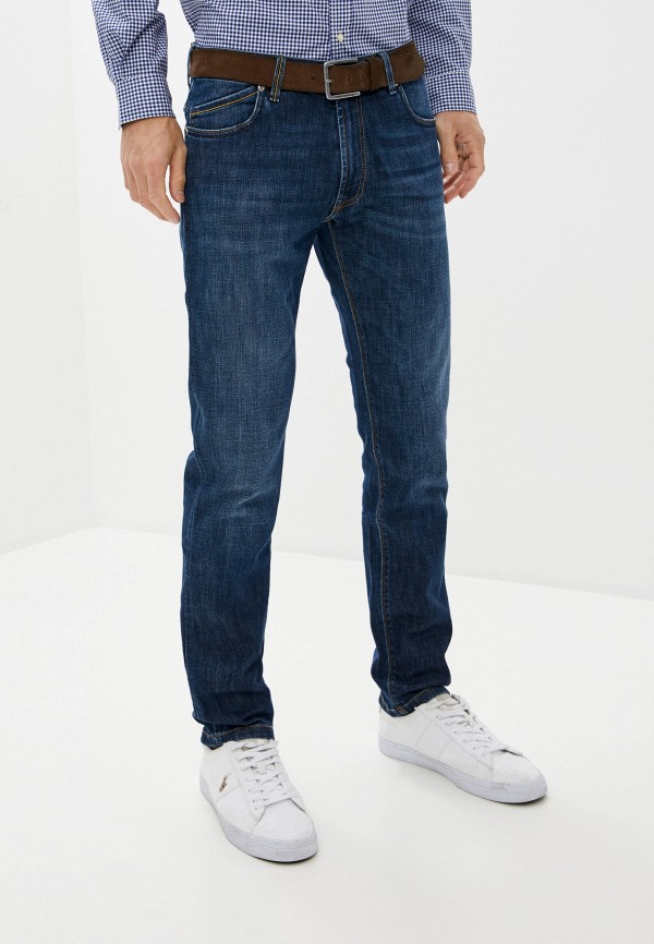 мужские зауженные джинсы re-hash, синие