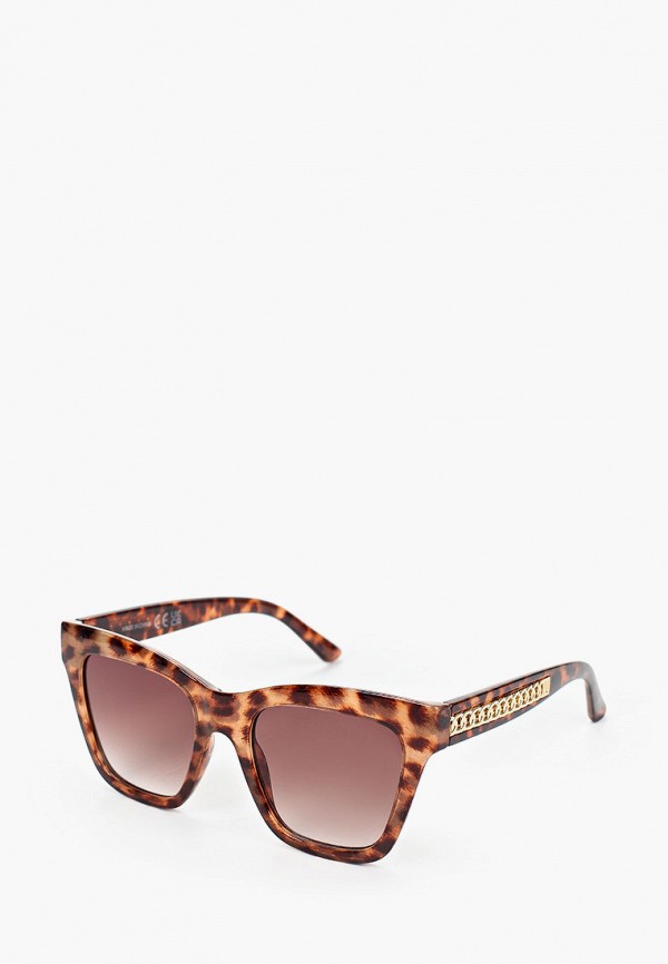 женские солнцезащитные очки river island, коричневые
