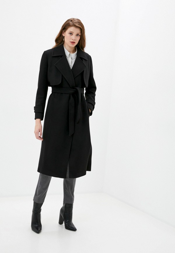 женское пальто rinascimento, черное