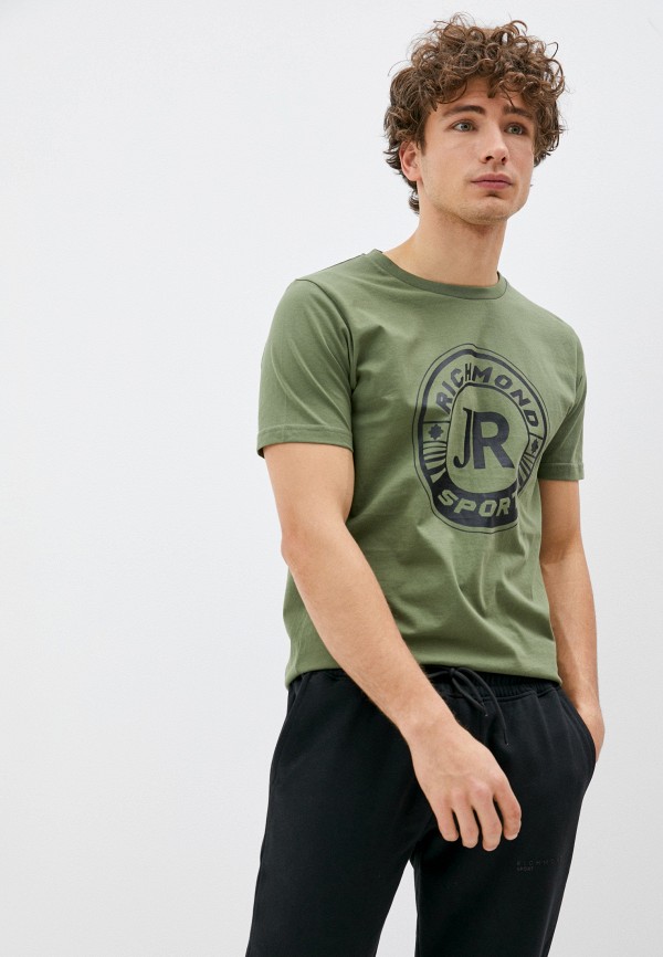 мужская футболка richmond sport, зеленая