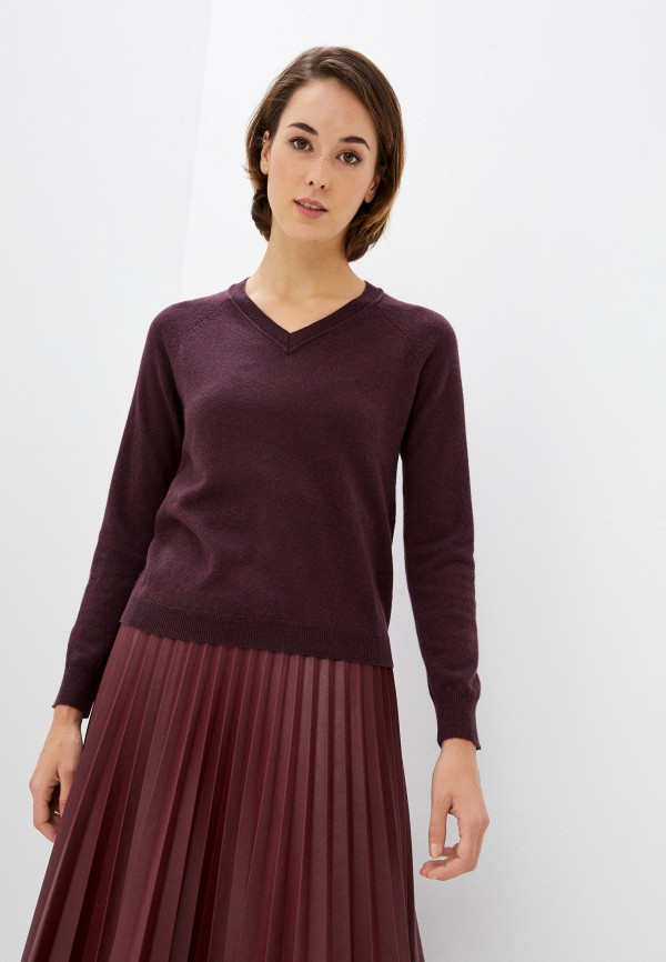 женский пуловер rodier, бордовый