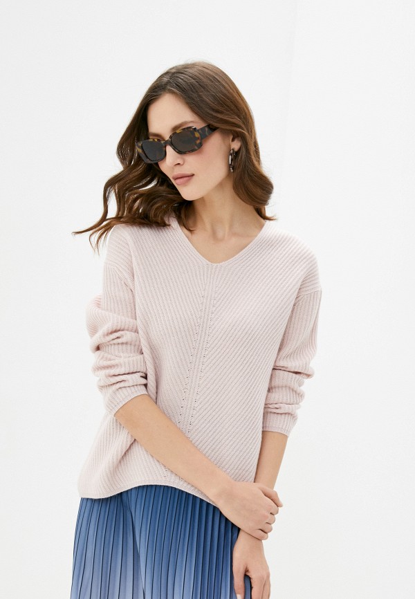 женский пуловер rodier, розовый