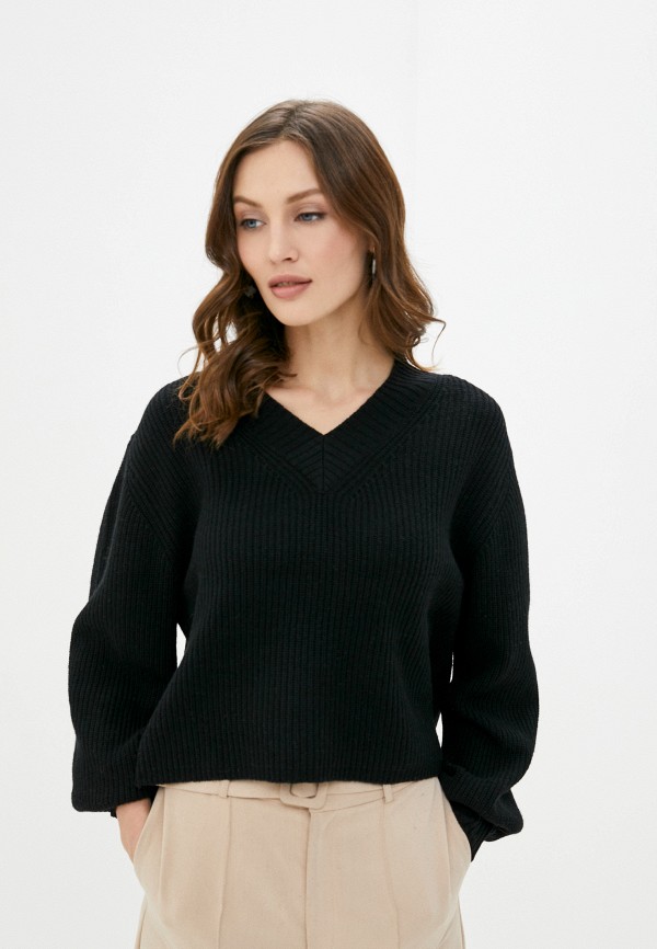 женский пуловер rodier, черный
