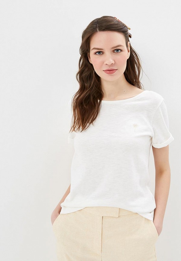 женская спортивные футболка roxy, белая