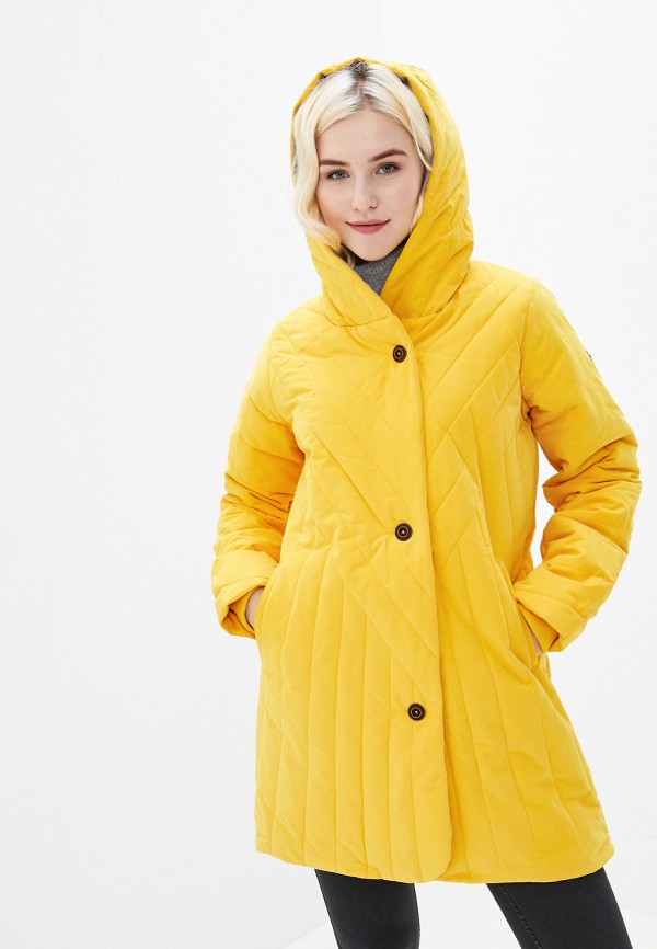 женская куртка roxy, желтая