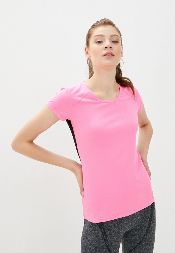 женская спортивные футболка rukka, розовая