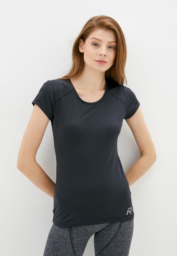 женская спортивные футболка rukka, черная