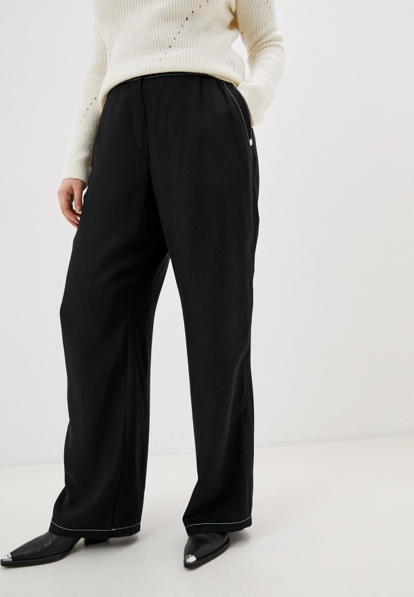 женские прямые брюки samoon by gerry weber, черные