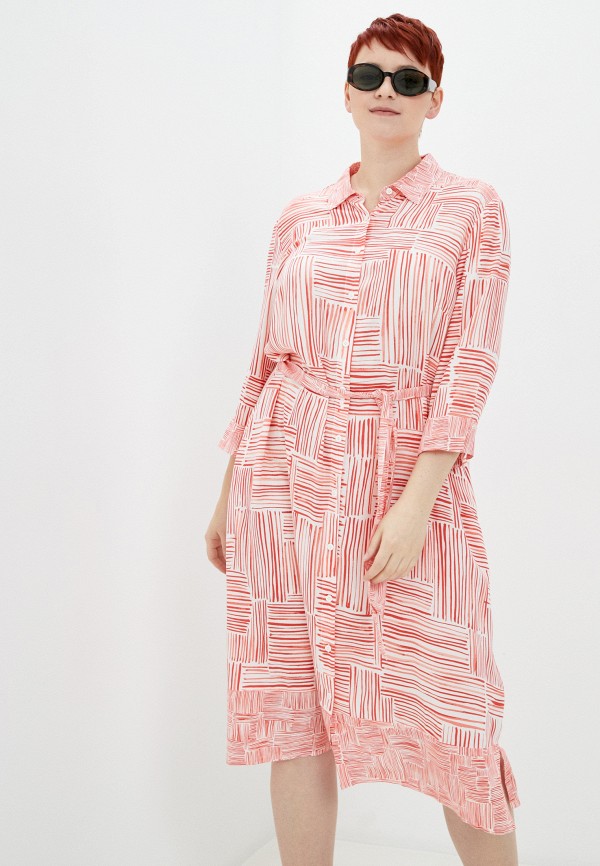 женское платье samoon by gerry weber, розовое