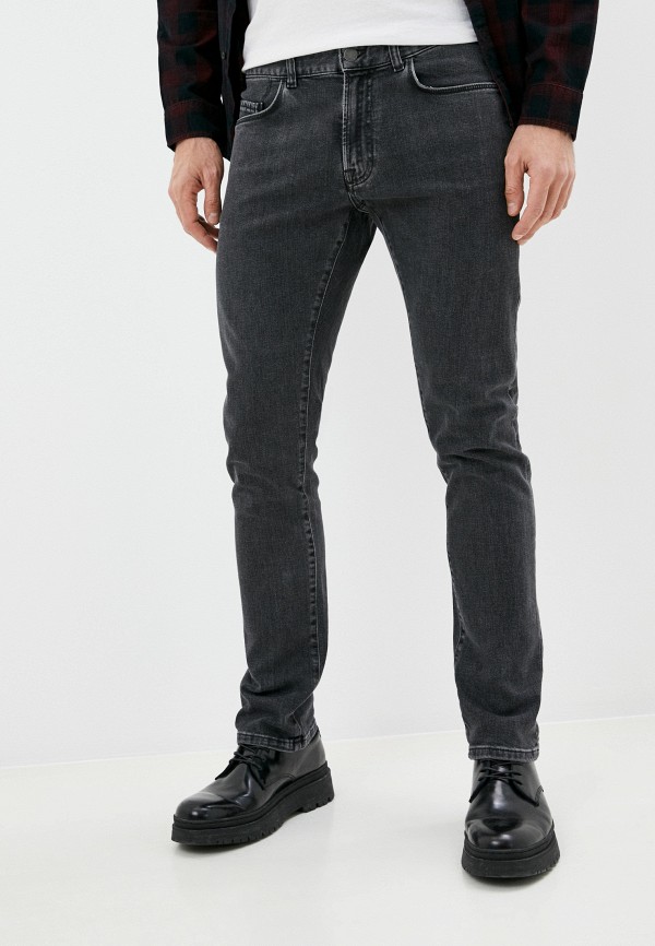 мужские зауженные джинсы seventy, серые