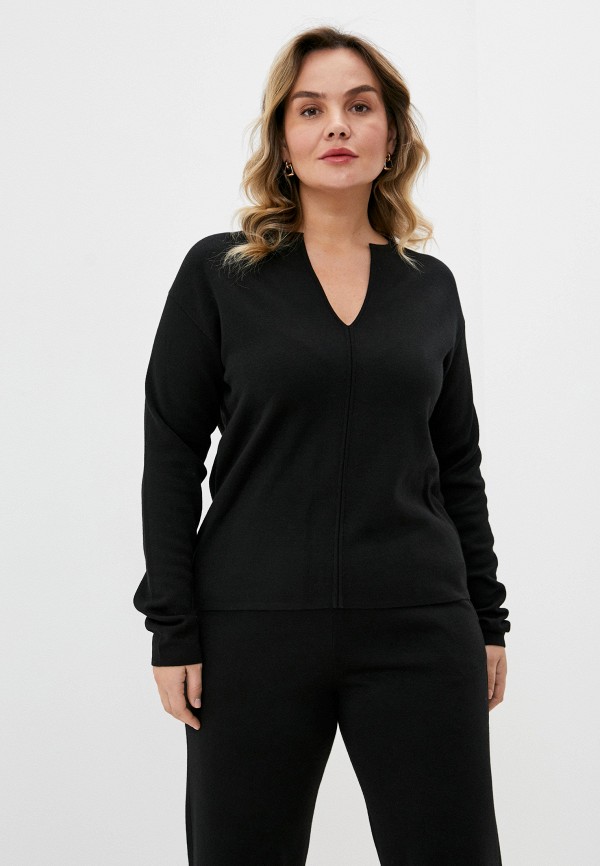 женский пуловер seventy, черный