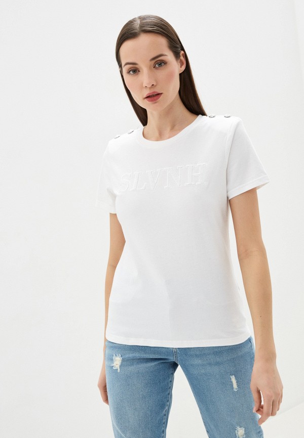 женская футболка silvian heach, белая